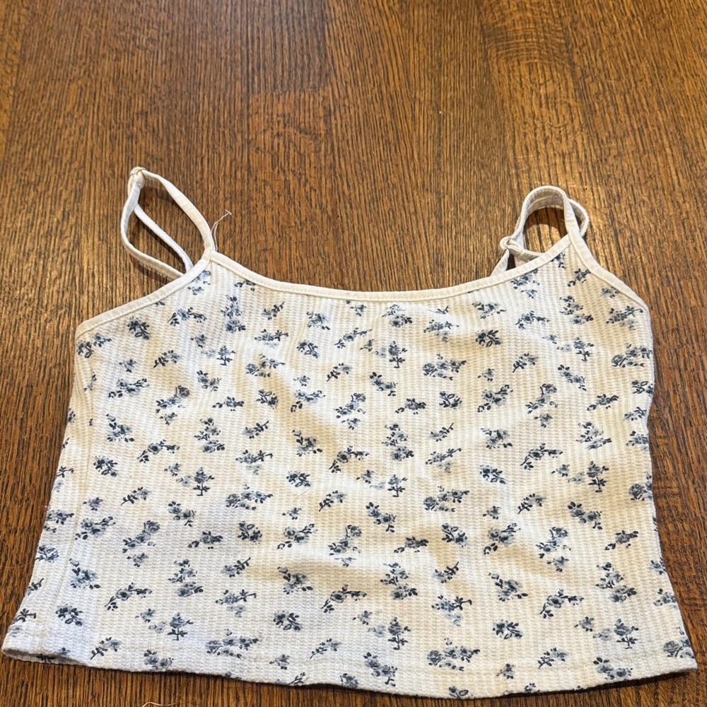 Edikted Cream and Black Floral Camisole